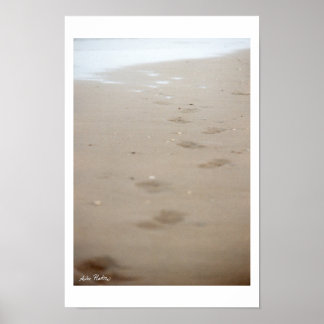 Affiche empreintes - Fußspuren