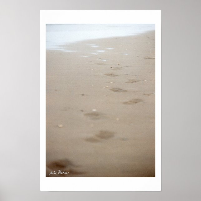 Affiche empreintes - Fußspuren (Devant)