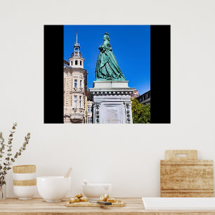 Affiche Empress Maria Theresia Statue