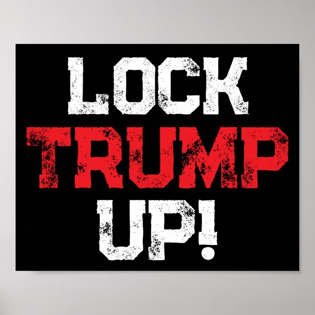 Affiche Emprisonnez Trump Politique (Devant)