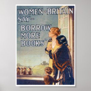 Affiche Empruntez plus de livres