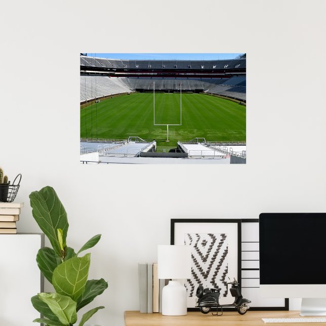 Affiche Empty College Football Stadium (Bureau à domicile)