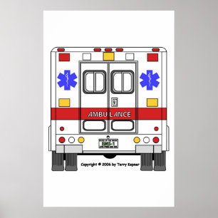Affiche EMS-Ambulance