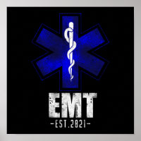 EMS Urgence EMT Est. Diplôme étudiant 2021