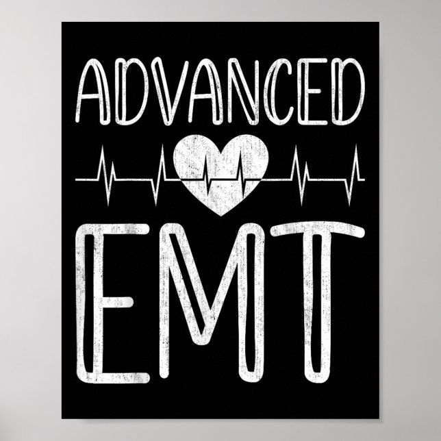Affiche Emt Avancé - Technicien Médicale D'Urgence Ems Pa (Devant)