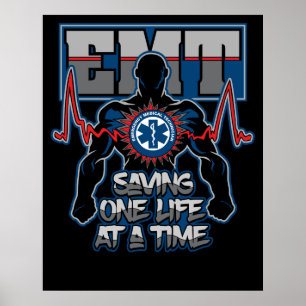 Affiche EMT Saving One Live at a Time