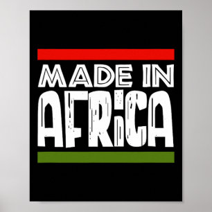 Affiche En Afrique Histoire noire Patrimoine africain