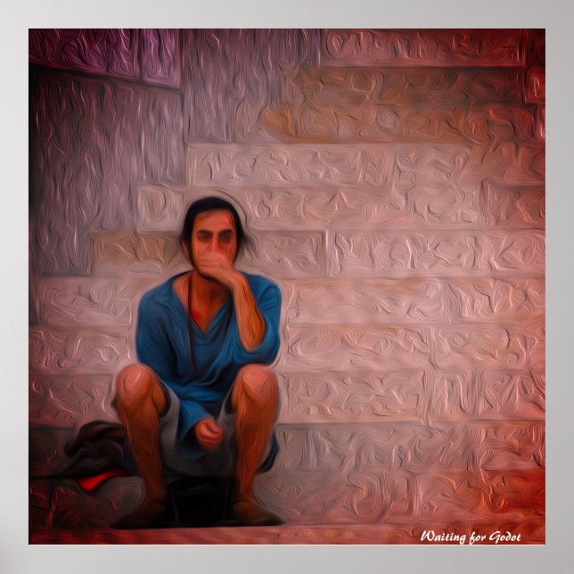 Affiche En attendant Godot (Devant)