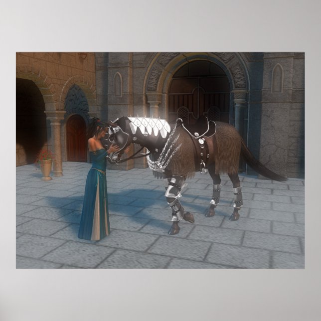 Affiche En attendant le chevalier (Devant)