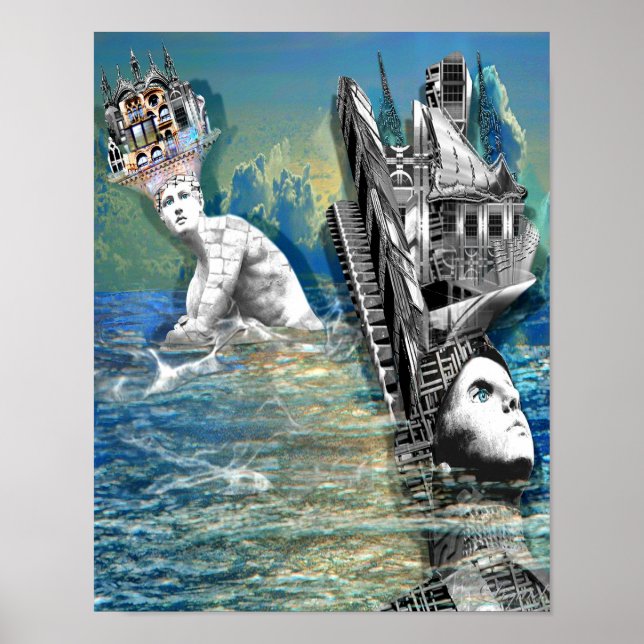 Affiche En attente de la marée Imprimer (Devant)