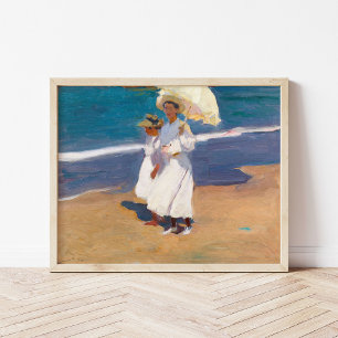 Affiche En bord de mer   Joaquín Sorolla