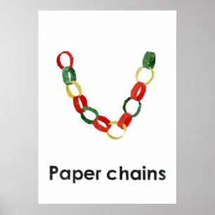 Affiche En - Chaînes de papier
