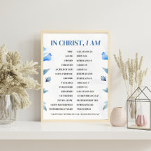 En Christ, je suis – Verset biblique d'identité ch