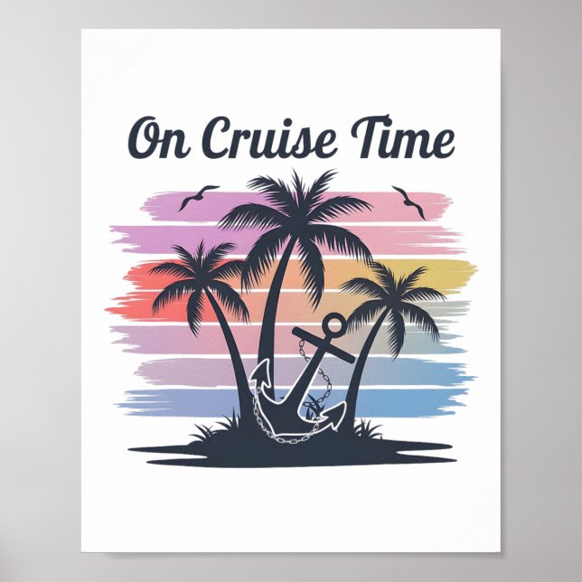 Affiche En croisière, l'équipe de croisière, amis de vacan (Devant)