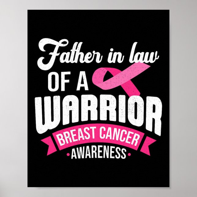 Affiche En Droit D'Un Guerrier Soutien De Sensibilisation  (Devant)