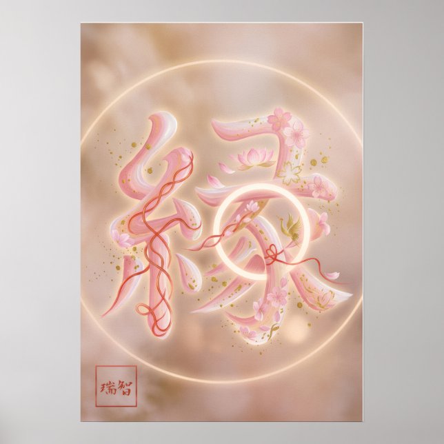 Affiche En:  Elegant Calligraphy  En Art260010011 (Devant)