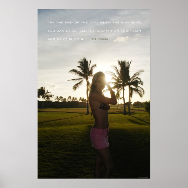 Affiche En fin de journée (Devant)