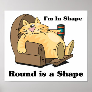 Affiche En forme cat