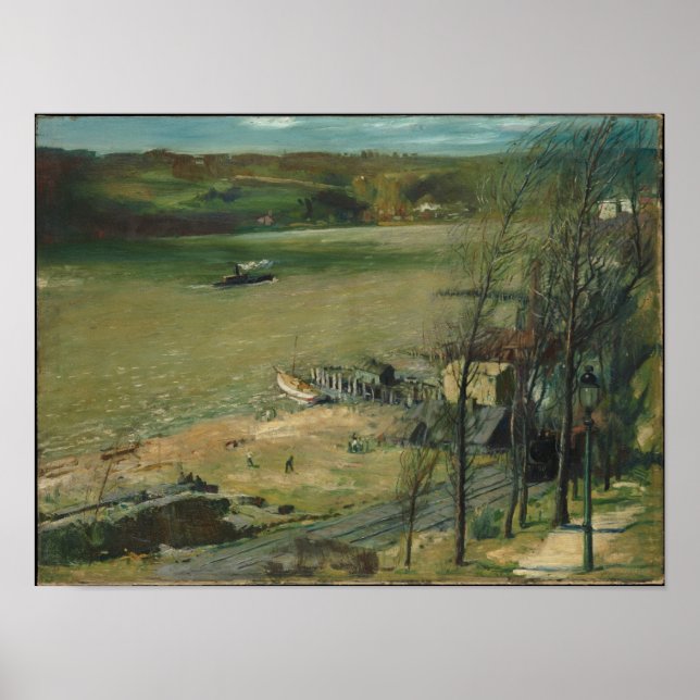 Affiche En haut de l'Hudson - Bellows (Devant)