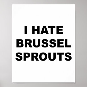 Affiche En Haut Qui Dit - Je Déteste Bruxelles Épouse Drôl