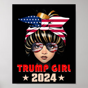Affiche En Juillet Trump 45 47 Trump Girl 2024