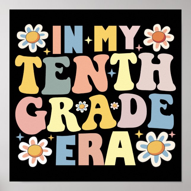 Affiche En ma 10e ère de dixième année (Devant)