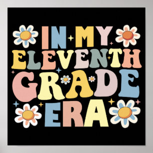 Affiche En Ma 11E Ère De 11E Année De Retour À L'École