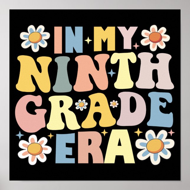 Affiche En Ma 9E Ère De Classe, Retour À L'École (Devant)