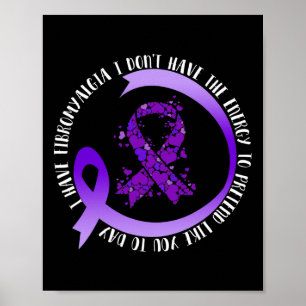 Affiche En mai j'ai la Fibromyalgie je n'ai pas l'énergie