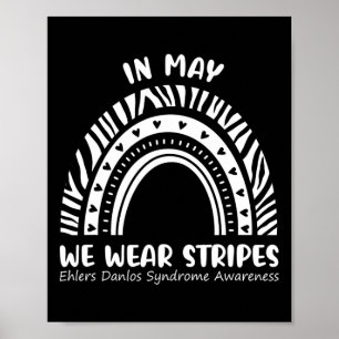 Affiche En Mai, Nous Portons Des Bandes Ehlers Danlos Sens
