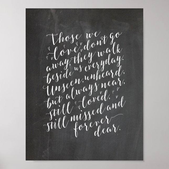 Affiche En mémoire d'amour mémorial mariage, funérailles,  (Devant)