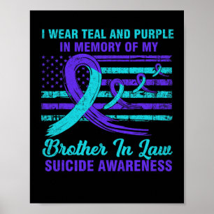 Affiche En Mémoire De Frère En Droit Suicide Sensibilisati