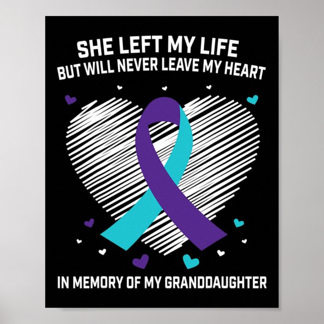 Affiche En mémoire de ma petite-fille Pr de sensibilisatio (Devant)