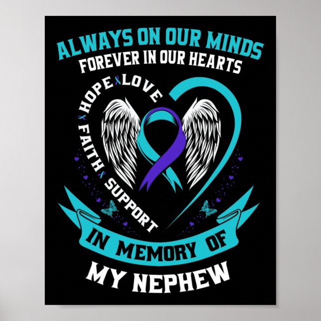 Affiche En Mémoire De Ma Prévention Du Suicide Nephew (Devant)
