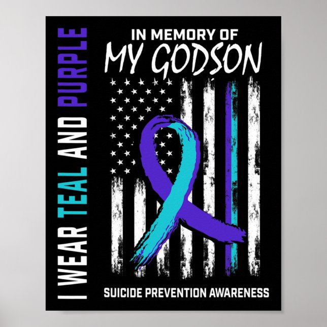 Affiche En mémoire Godson Prévention du suicide Amer (Devant)