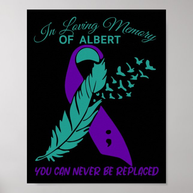 Affiche En Mémoire Prévention du Suicide Sensibilisation  (Devant)