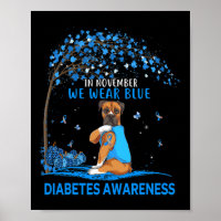En Novembre Nous Portons Bleu Boxe Tattoo Chien Di