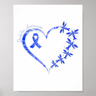 Affiche En Novembre, Nous Portons Bleu Le Dragon De Sensib