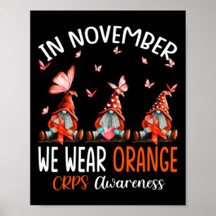 Affiche En Novembre, Nous Portons Des Gnomes De Sensibilis