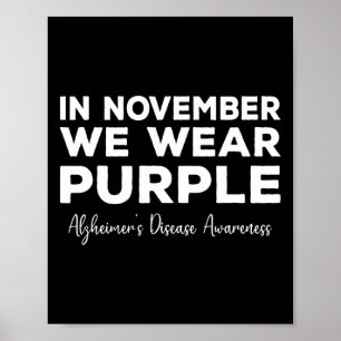 Affiche En novembre, nous portons la maladie d'Heimerheime