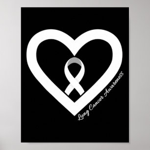 Affiche En novembre, nous portons le blanc Mois de sensibi