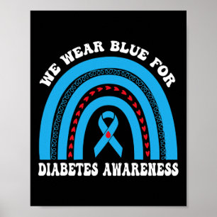 Affiche En novembre, nous portons le bleu Mois de la sensi