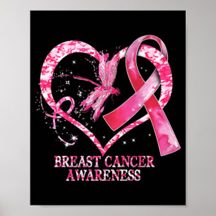 Affiche En Octobre Nous Portons Pink Breast Cancer Sensibi