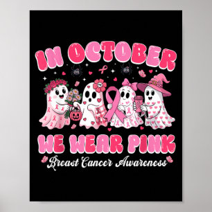 Affiche en octobre Porter Rose Ghost Cancer du sein Hallow