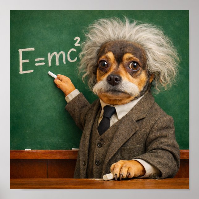 Affiche "En parlant de relativité" (Devant)