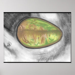 Affiche en pastel Avocado