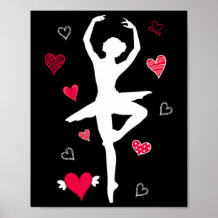 Affiche En Pointe Ballet Danser Ballerina Girls Femmes Hea
