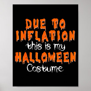 Affiche En raison de l'inflation, c'est mon costume d'Hall