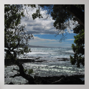 Affiche En Regardant Par La Fenêtre