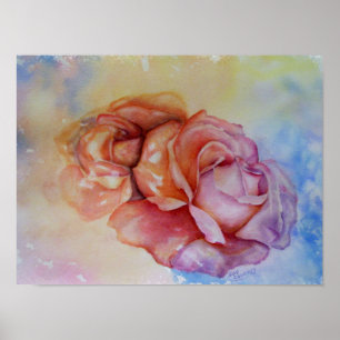 Affiche En Roses amoureux